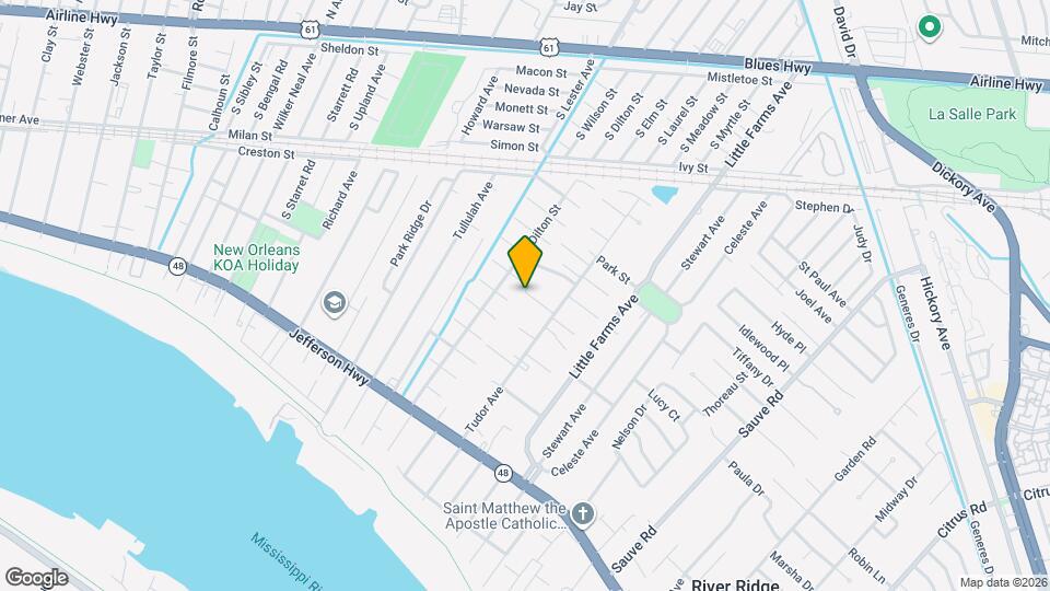 10528 Alan St Map and Location Details