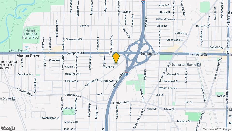 8700 Central Ave Map and Location Details
