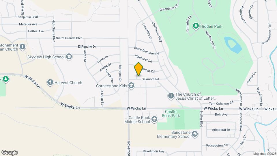 1741 Golf Dr Map and Location Details