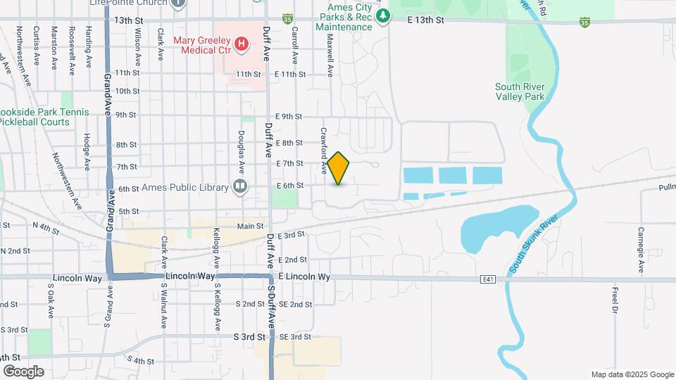 312 E 6th St Map and Location Details