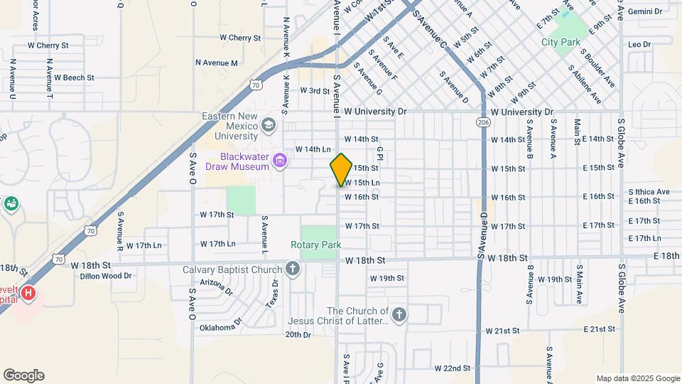 1517 S Avenue I Map and Location Details