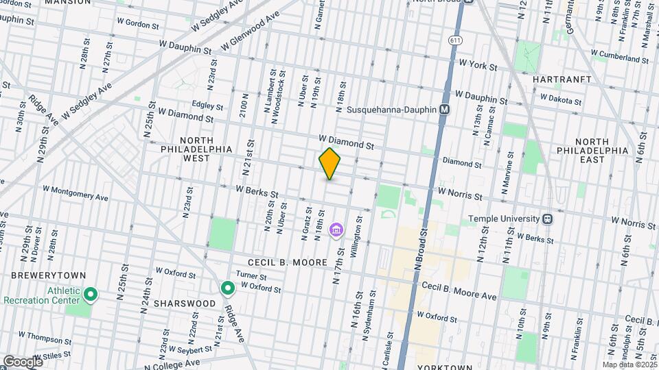 1935 N 18th St Map and Location Details