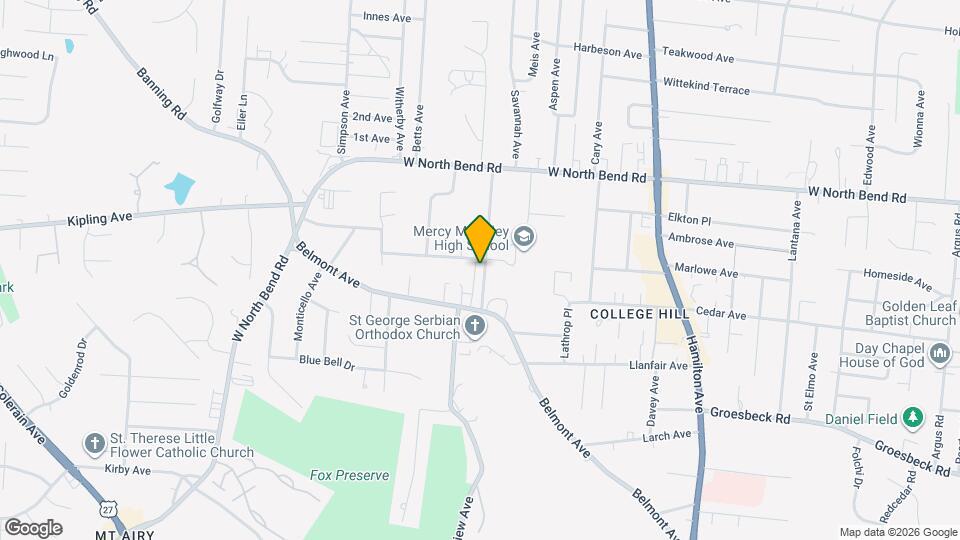 5937 Oakwood Ave, Unit 3 Map and Location Details