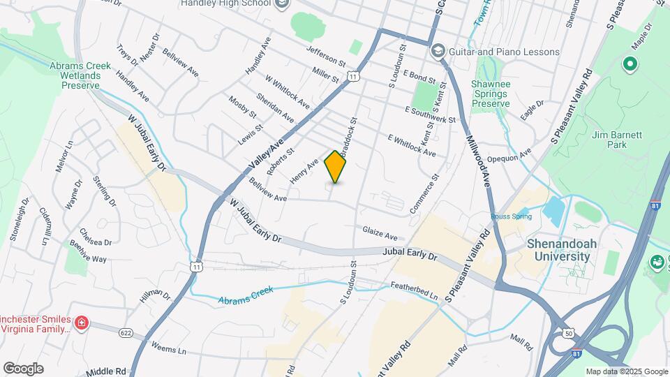 1660 S Braddock St Mapa y Detalles de la Ubicación