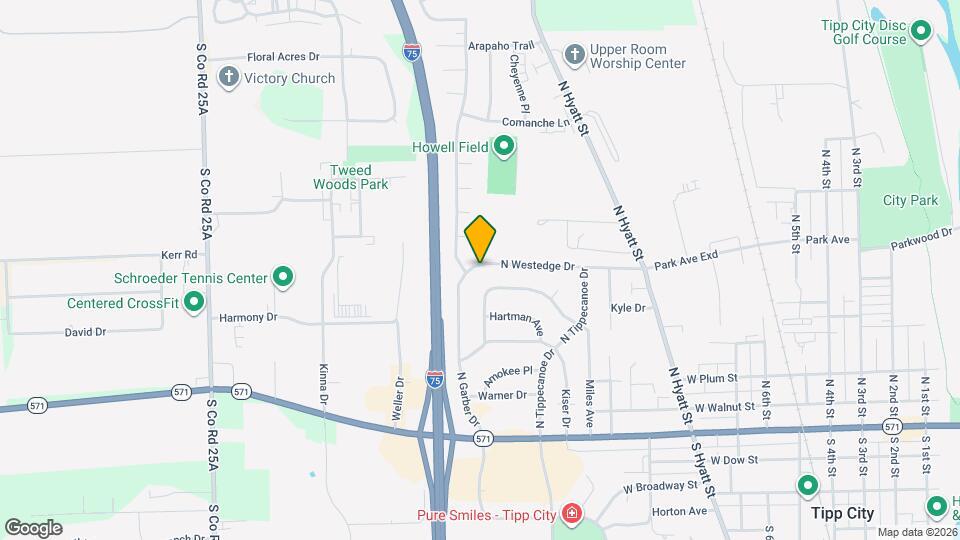 946 N Westedge Dr Mapa y Detalles de la Ubicación