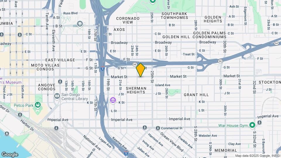 2417 Market St-Unit -C Map and Location Details