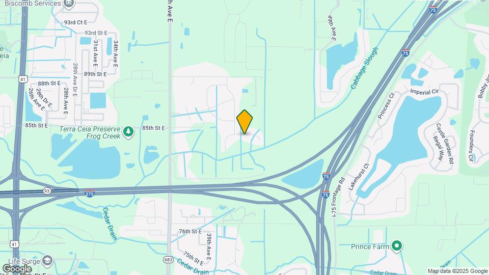 4125 84th Ct E Map and Location Details