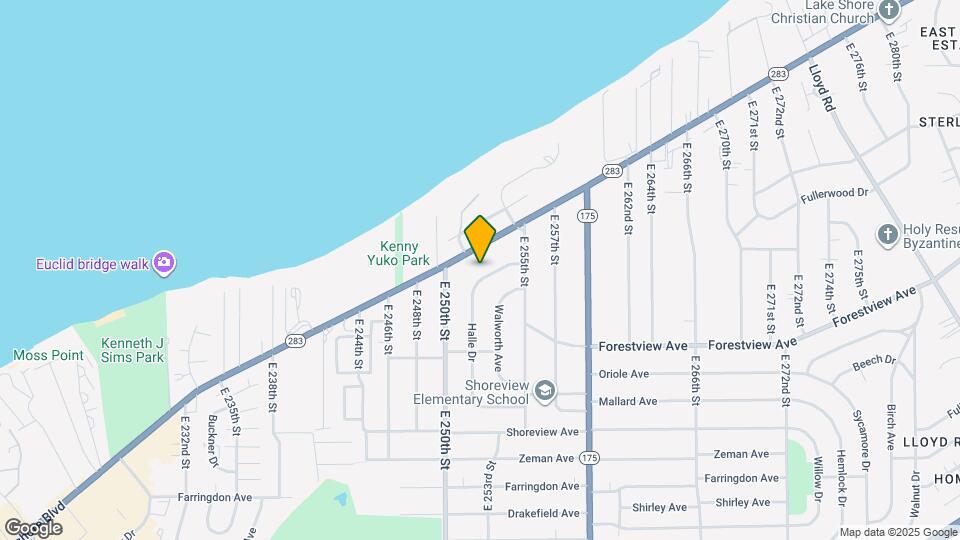 320 Halle Dr Map and Location Details