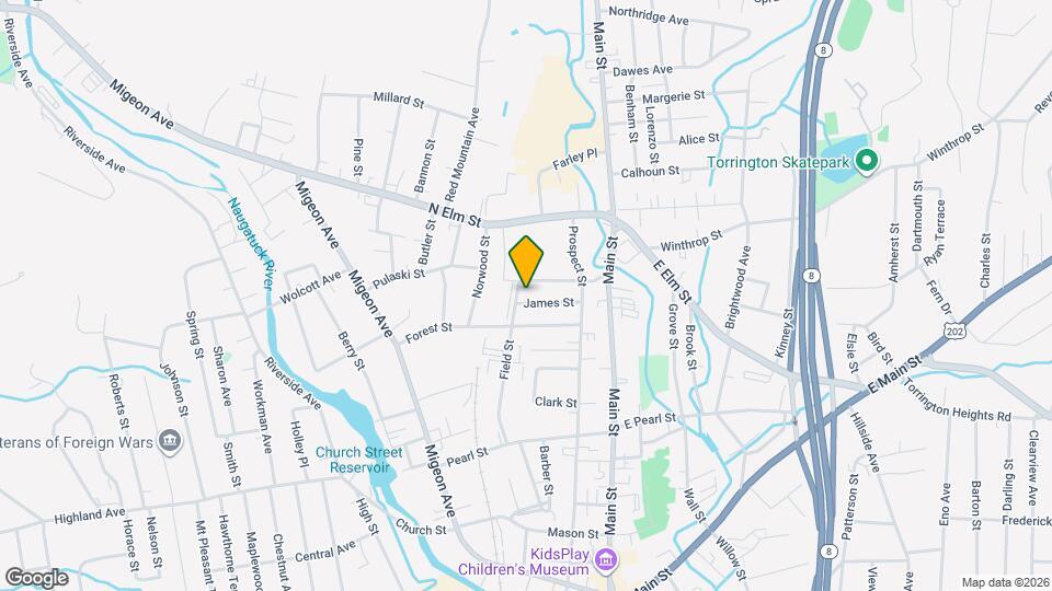 82 James St Map and Location Details