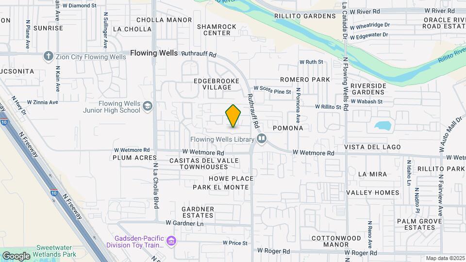 4439 N Romero Rd Mapa y Detalles de la Ubicación