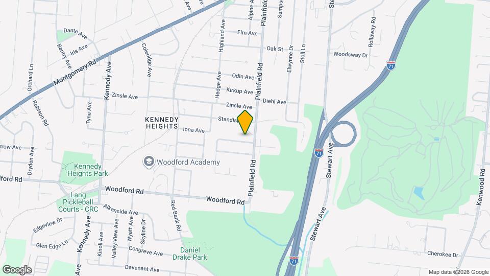 3970 N Fordham Pl, Unit 1 Map and Location Details