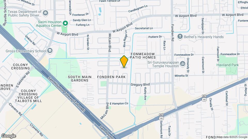 12838 Riva Ridge Ln Map and Location Details