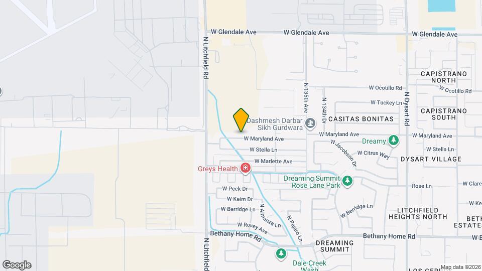 13736 W Maryland Ave Map and Location Details