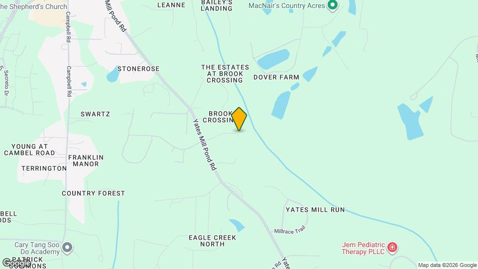 5804 Yates Mill Pond Rd Map and Location Details