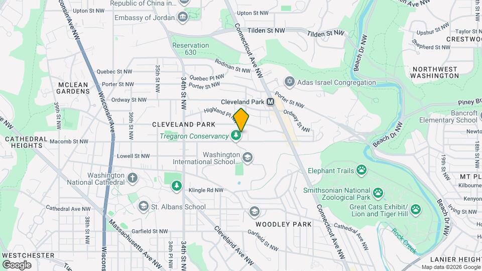 3039 Macomb St NW Map and Location Details