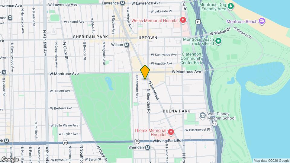 4334 N Sheridan Rd, Unit M06R Mapa y Detalles de la Ubicación