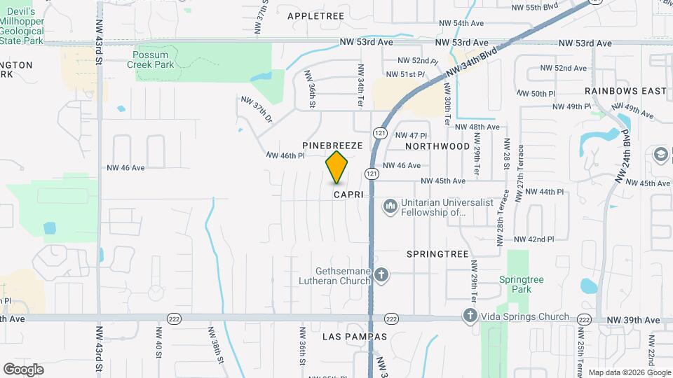 4431 NW 35th St Map and Location Details