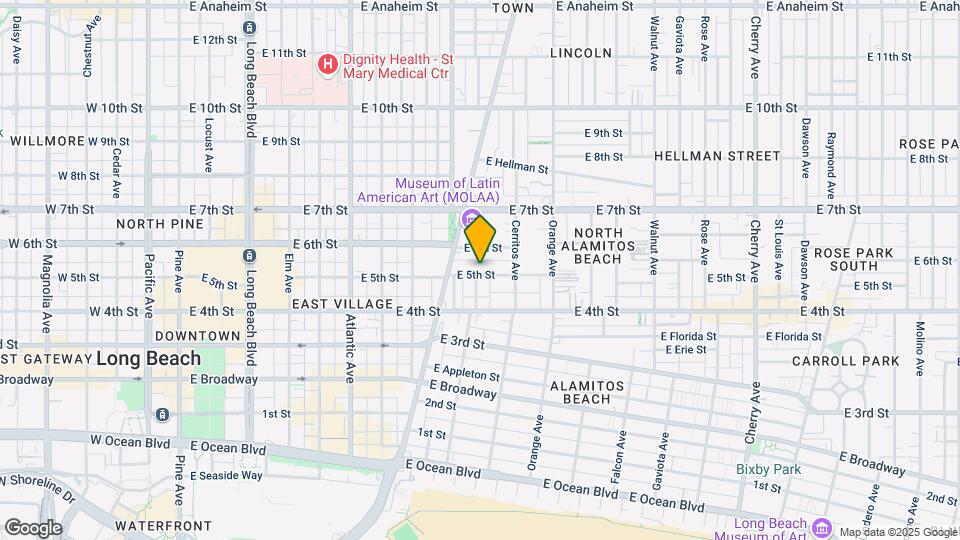 1001 E 5th St Mapa y Detalles de la Ubicación