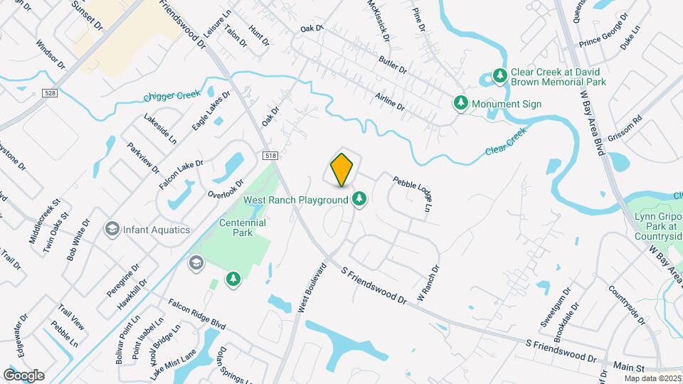 2316 Durango Bend Ln Map and Location Details