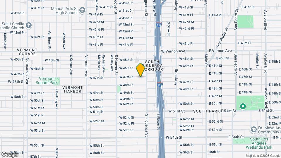W 47th Street Apartments Map and Location Details