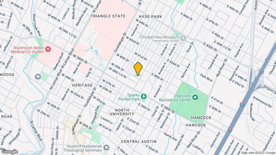 104 1/2 W 39th St Mapa y Detalles de la Ubicación
