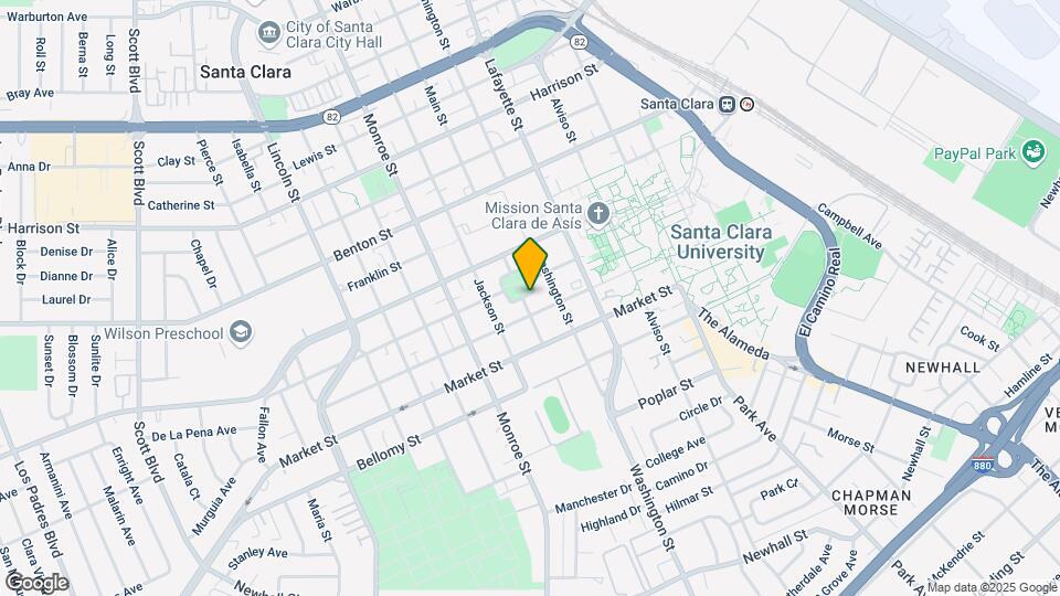 1085 Santa Clara St Mapa y Detalles de la Ubicación