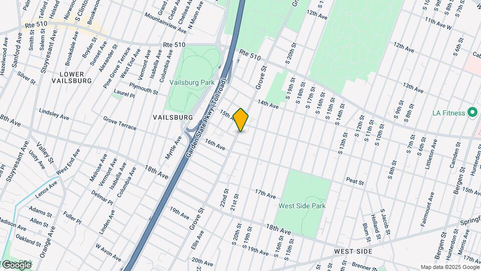 528 Grove St, Unit 1 Map and Location Details