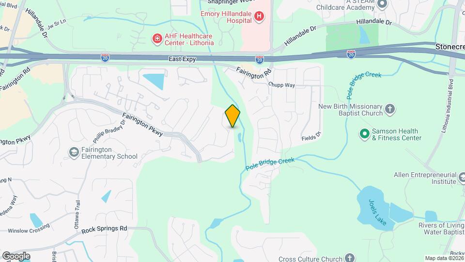 2505 Piering Dr Map and Location Details