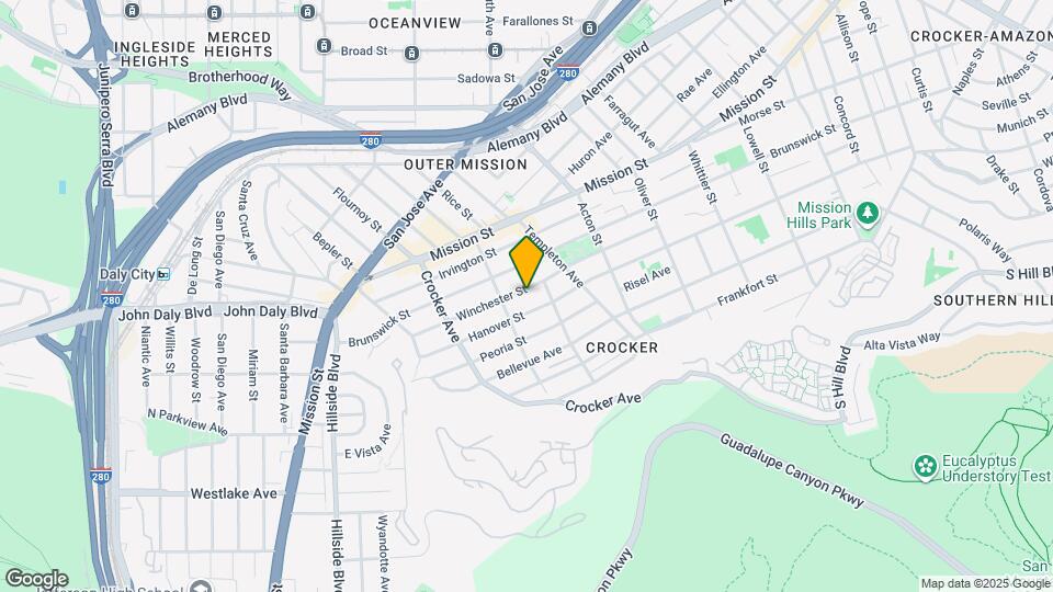 369 Winchester St Map and Location Details