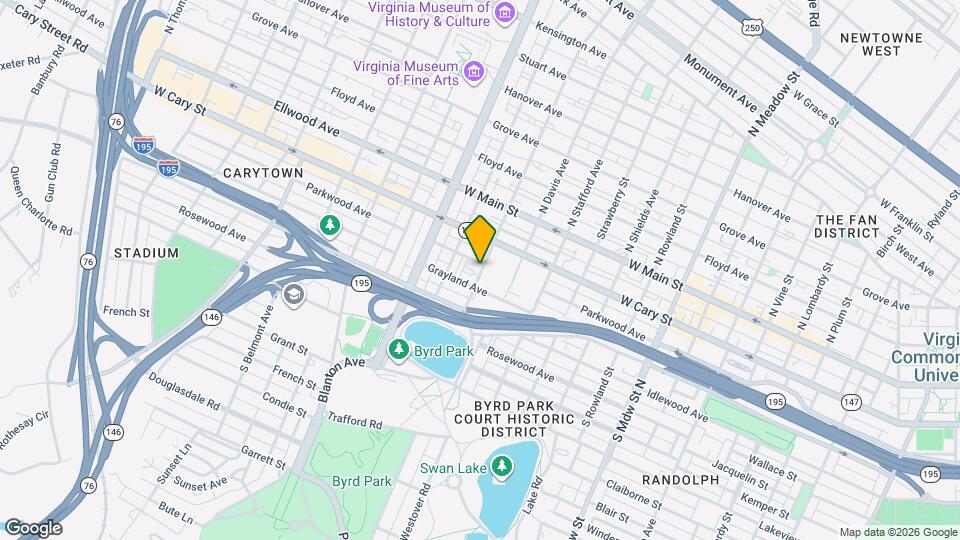 2601 Parkwood Ave Map and Location Details