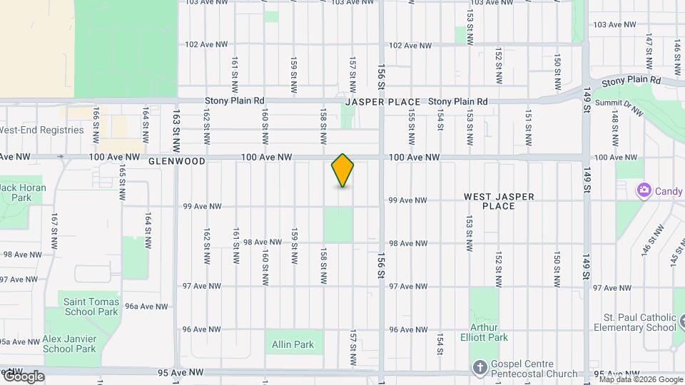 9916-9157 157 St NW Map and Location Details