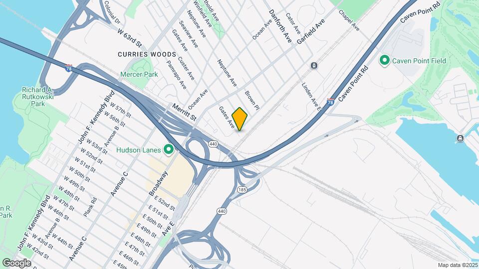 180 Princeton Ave, Unit 1RM Map and Location Details