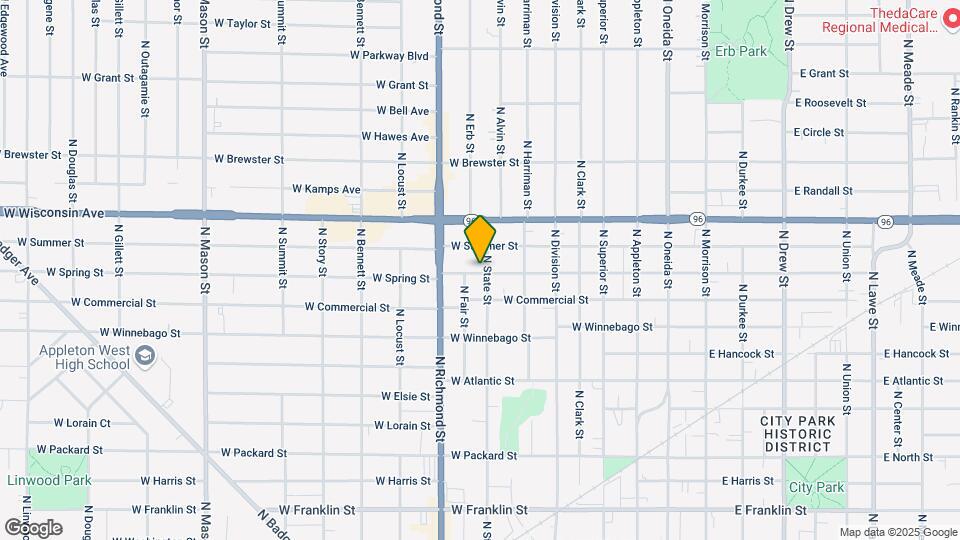 1109 N State St Map and Location Details