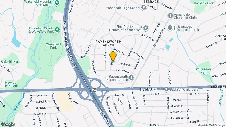 5011 Roslyn Rd Map and Location Details
