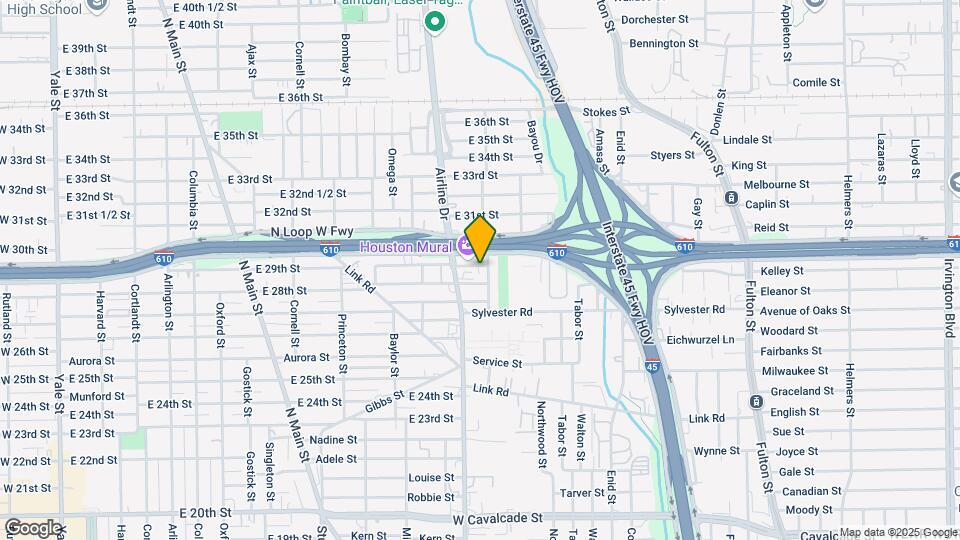 1312 E 29th St Map and Location Details