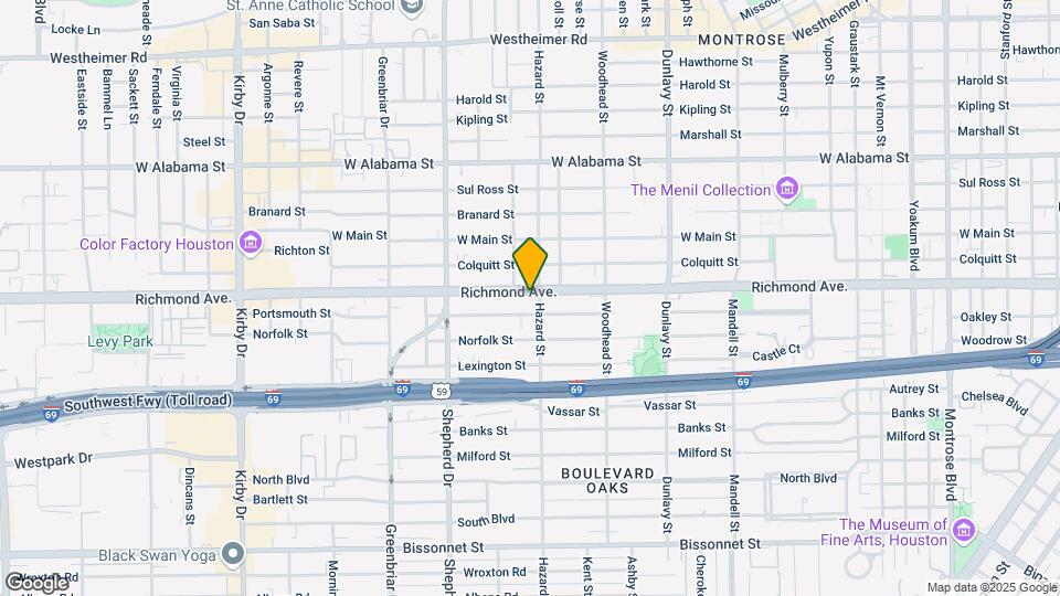 1901 Richmond Ave. Map and Location Details