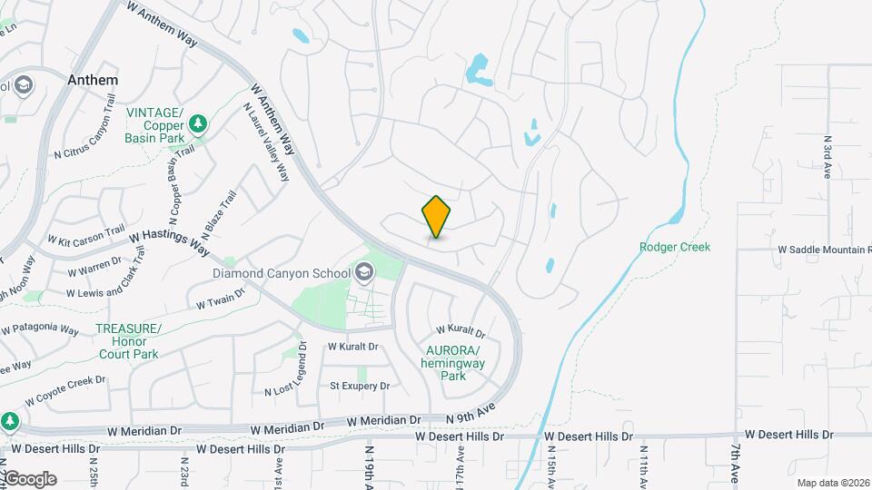 1742 W Owens Way Map and Location Details