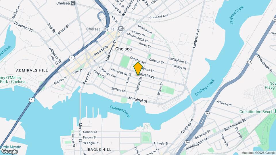 100 Maverick St Map and Location Details