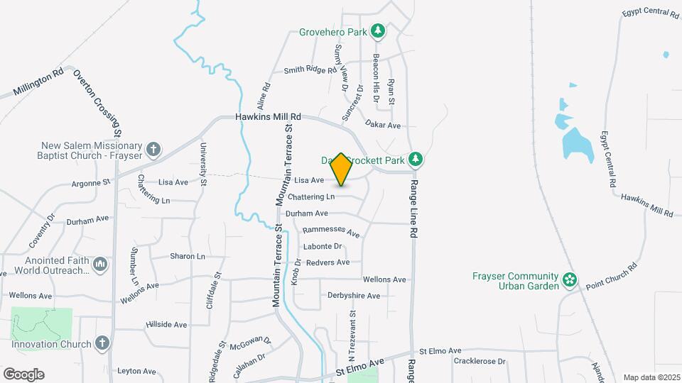 2516 Chattering Ln Map and Location Details