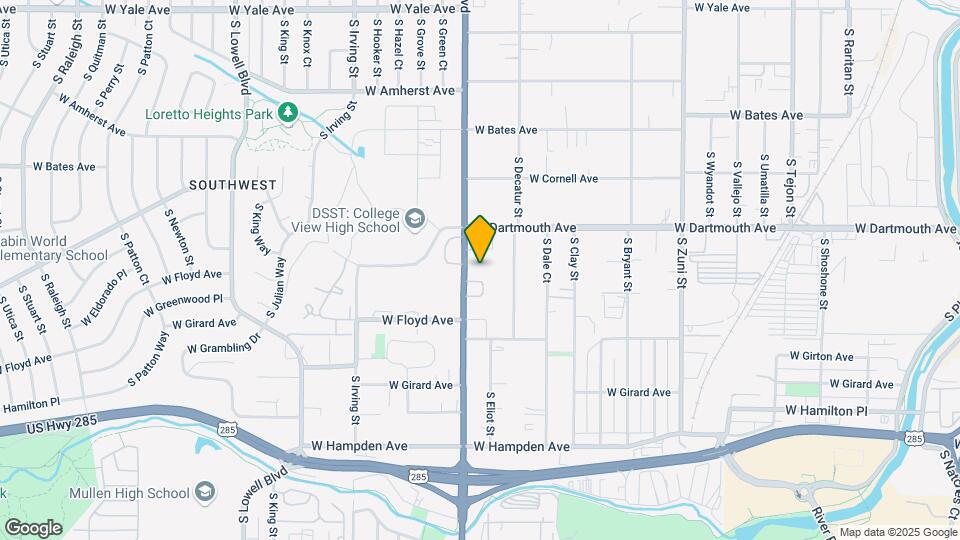 Summer Ridge Apartments Map and Location Details
