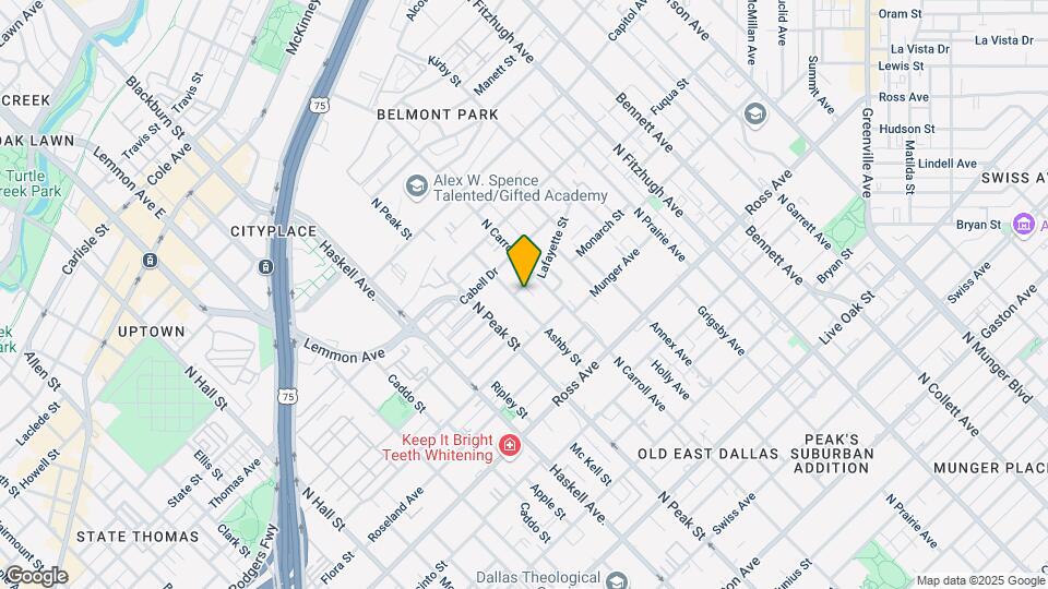 4406 Lafayette St Mapa y Detalles de la Ubicación