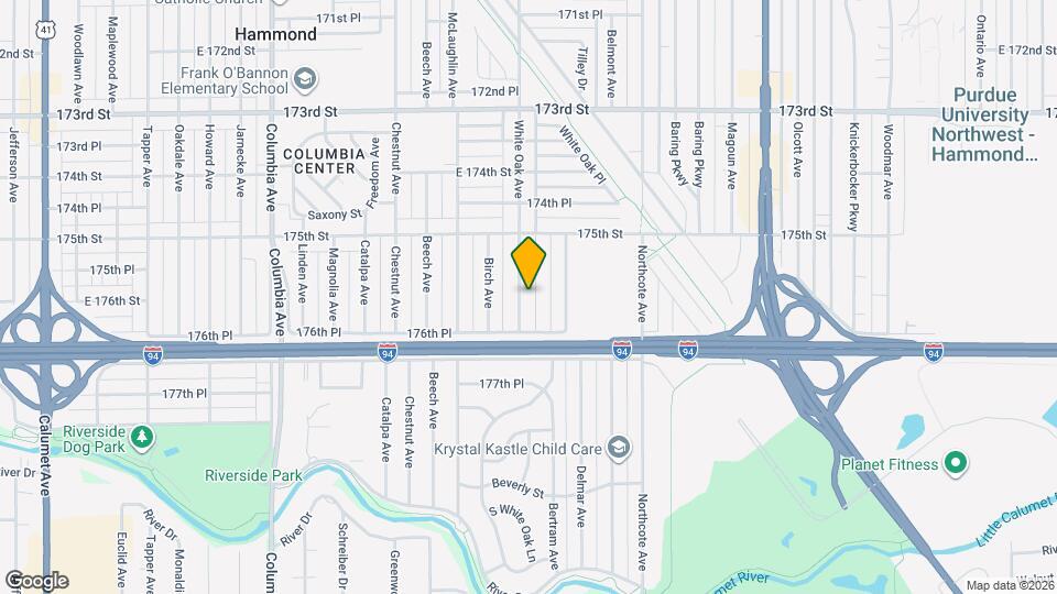 7601 White Oak Ave Map and Location Details