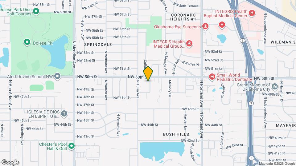 5005 Colfax Pl Map and Location Details