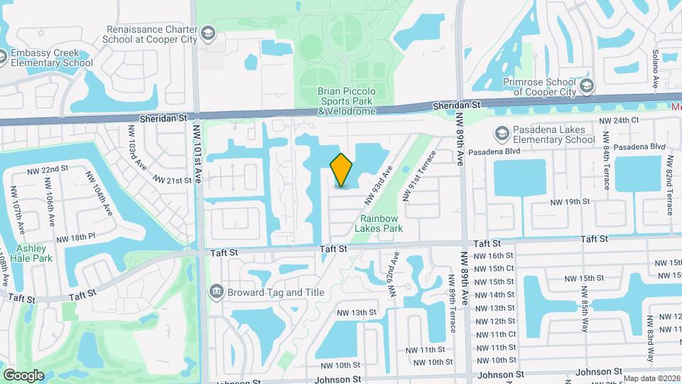 9401 NW 20th St Map and Location Details