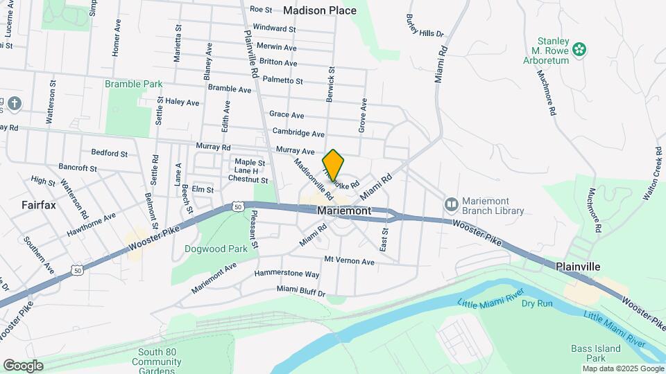 6927 Thorndike Rd Map and Location Details