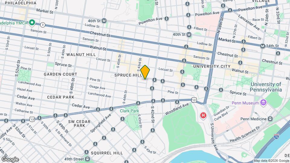 4224 Spruce St Map and Location Details