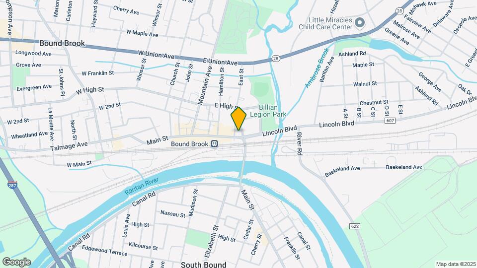 Citizen Bound Brook Mapa y Detalles de la Ubicación