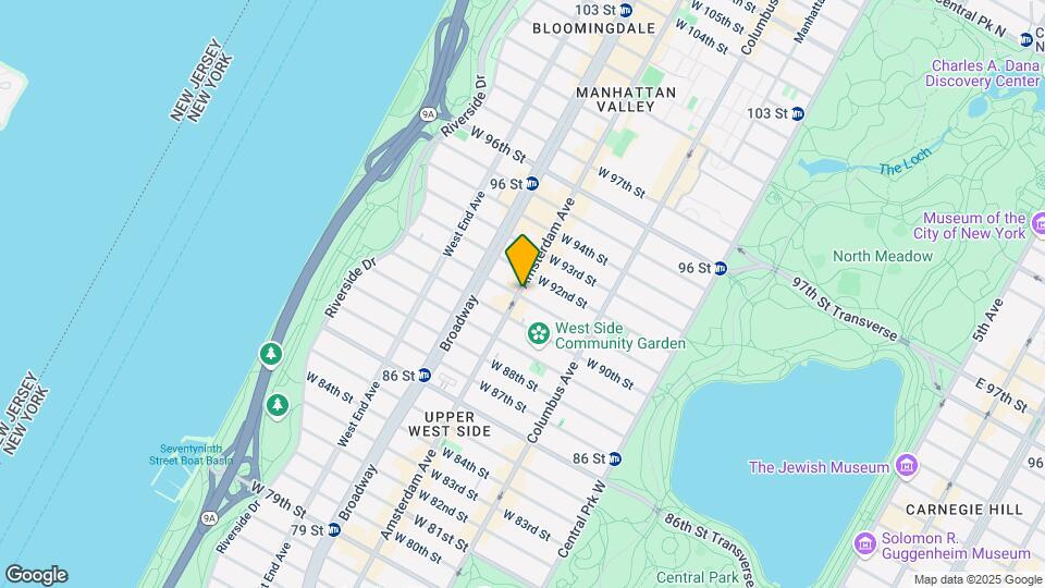 165 W 91st St Map and Location Details