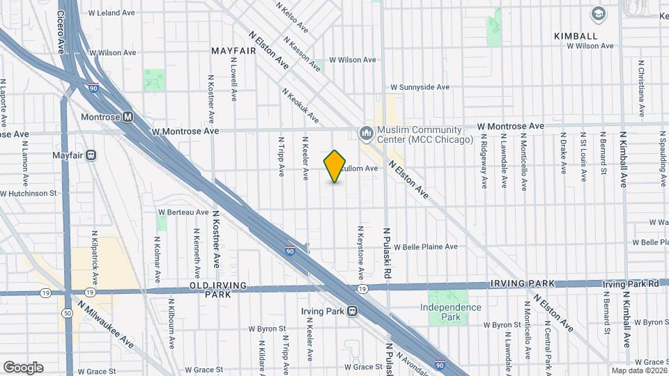 4249 N Kedvale Ave, Unit 9 Map and Location Details