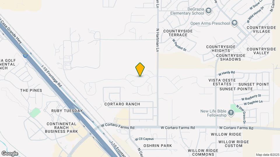 5523 W Monterey Dr Map and Location Details